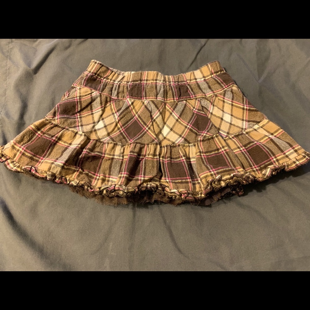 Justice plaid Skirt